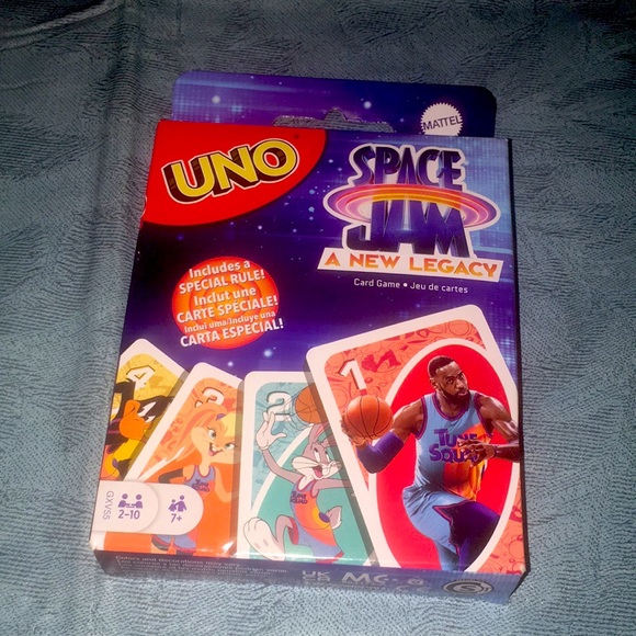 Labron James Space Jam UNO Card Game Looney Tunes